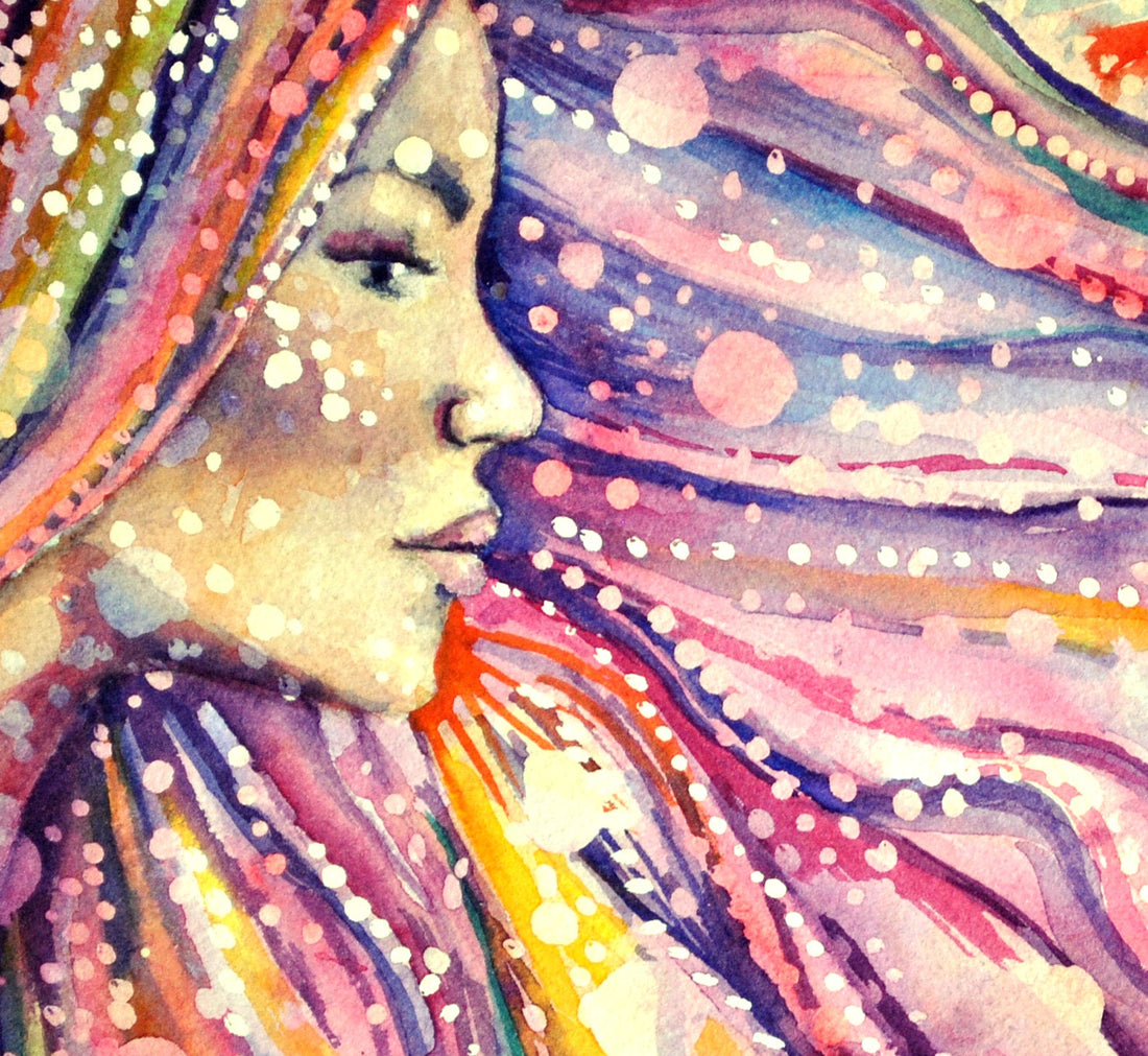 Goddess Shekinah Watercolour Art Print