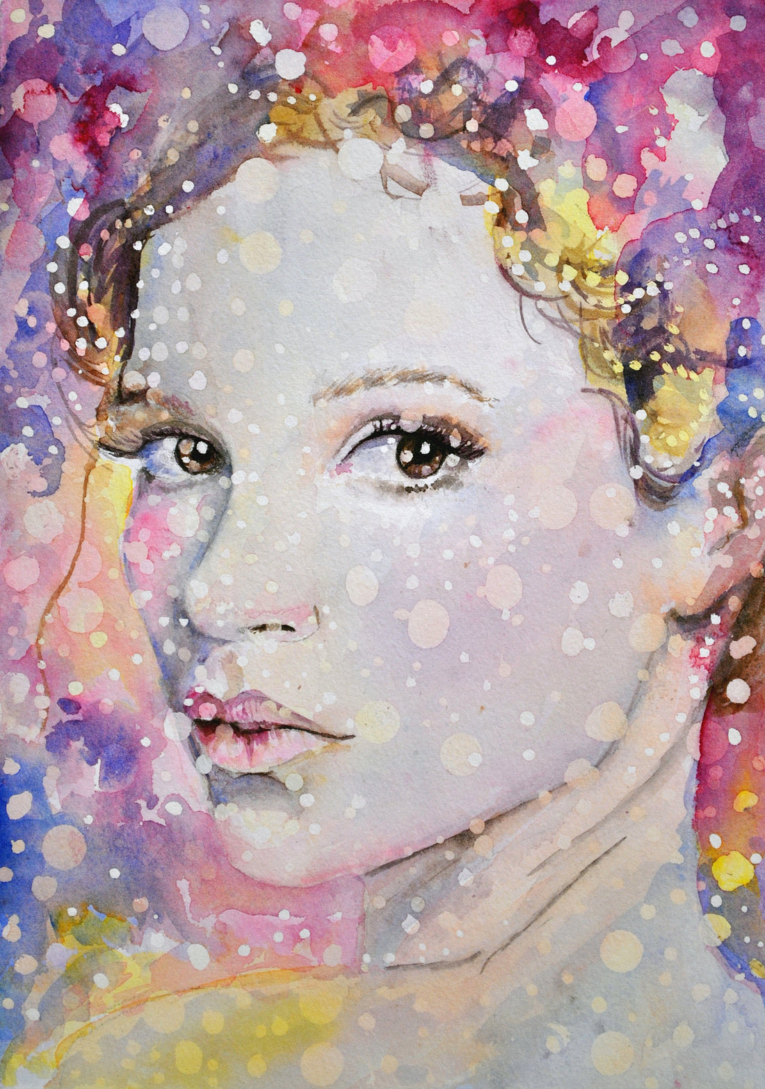 Goddess Hestia Watercolour Art Print