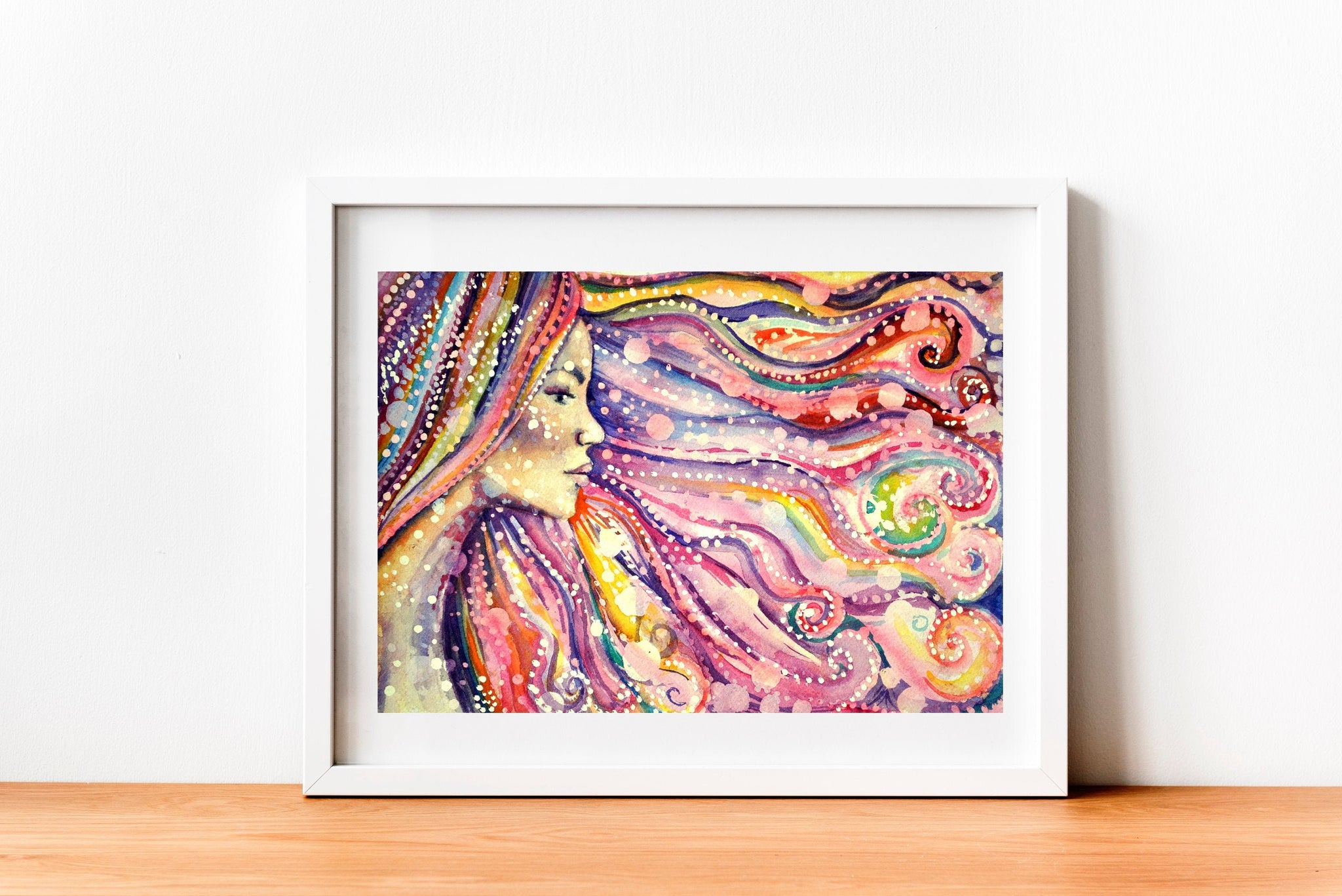 Goddess Shekinah Watercolour Art Print